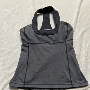 Grey Lululemon Scoop Neck T back Top